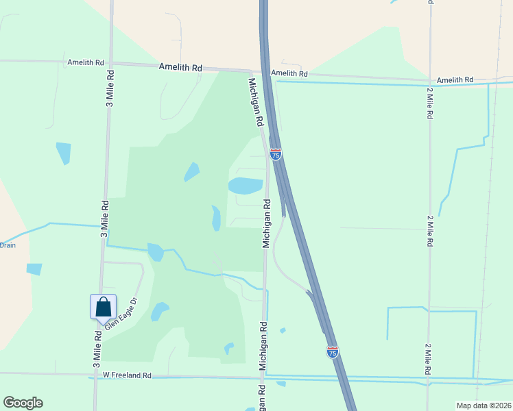 map of restaurants, bars, coffee shops, grocery stores, and more near 2721 Inverness Drive in Bay City