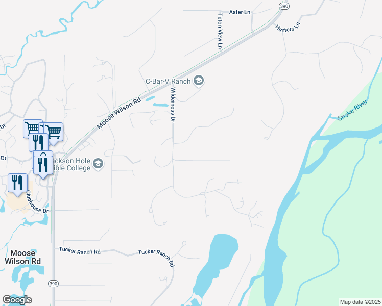 map of restaurants, bars, coffee shops, grocery stores, and more near 3435 Sundance Drive in Wilson