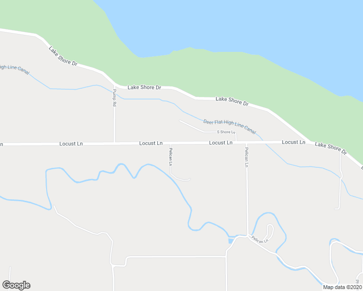 map of restaurants, bars, coffee shops, grocery stores, and more near 13565 Locust Lane in Nampa