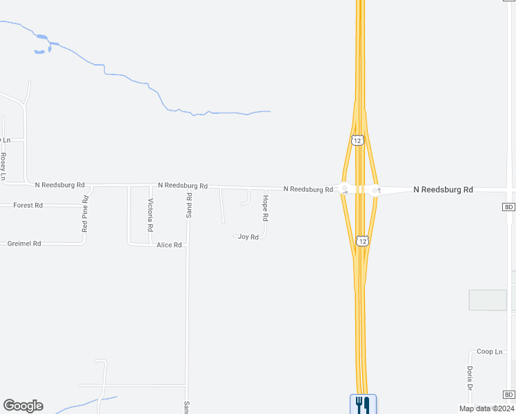 map of restaurants, bars, coffee shops, grocery stores, and more near S3115 Hope Road in Baraboo
