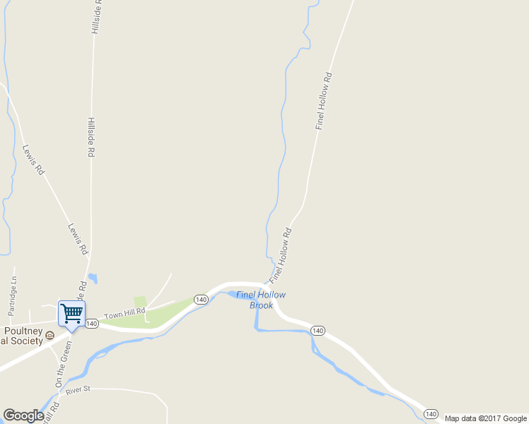 map of restaurants, bars, coffee shops, grocery stores, and more near 191 Finel Hollow Road in Poultney