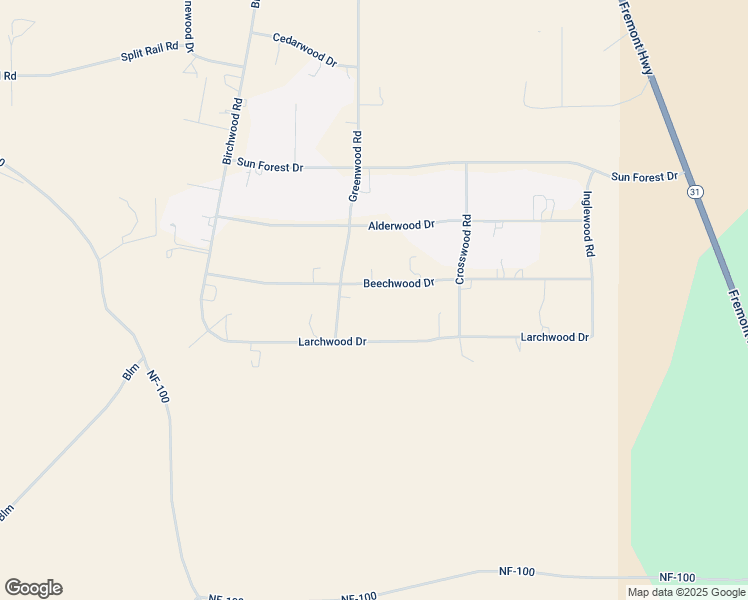 map of restaurants, bars, coffee shops, grocery stores, and more near 144313 Greenwood Road in La Pine