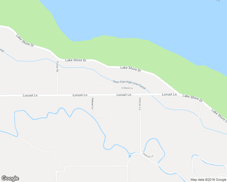 map of restaurants, bars, coffee shops, grocery stores, and more near 13623 South Shore Lane in Nampa