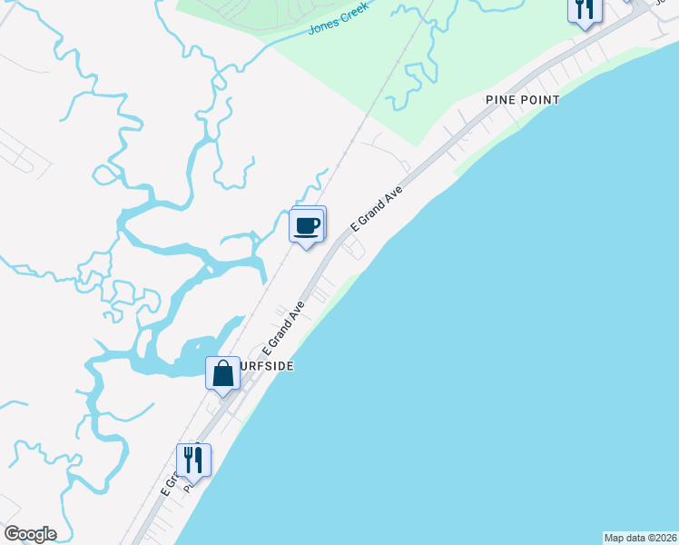 map of restaurants, bars, coffee shops, grocery stores, and more near 1 Parcher Avenue in Old Orchard Beach