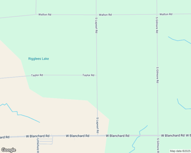 map of restaurants, bars, coffee shops, grocery stores, and more near 7000-7496 South Lapearl Road in BLANCHARD