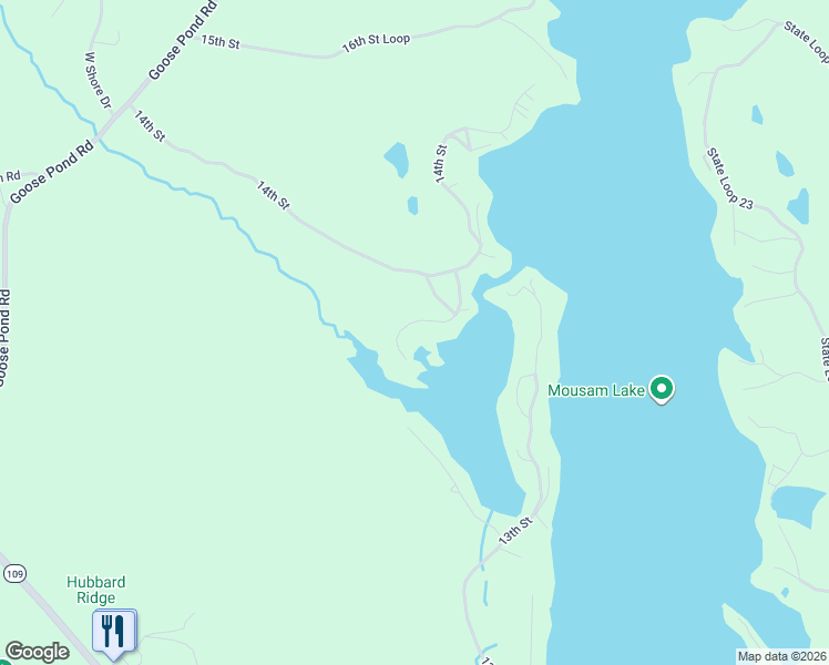 map of restaurants, bars, coffee shops, grocery stores, and more near 19 Hubbards Cove Road in Shapleigh