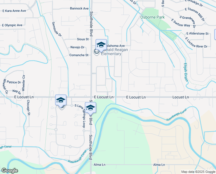 map of restaurants, bars, coffee shops, grocery stores, and more near 3722 South Big Springs Way in Nampa
