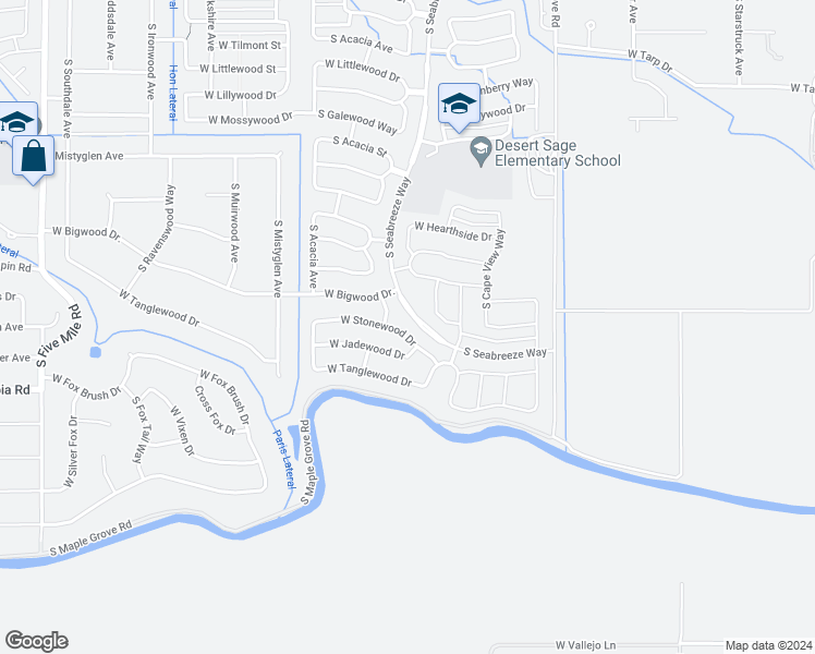 map of restaurants, bars, coffee shops, grocery stores, and more near 9478 West Stonewood Drive in Boise
