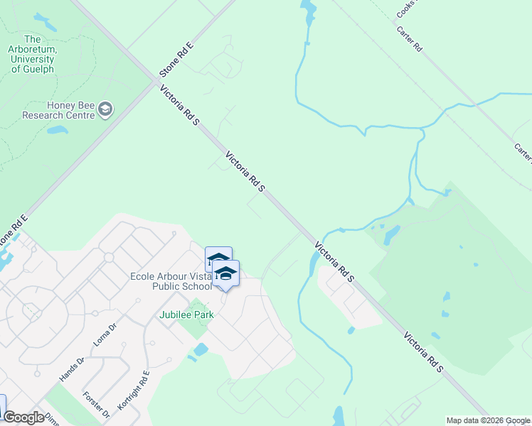 map of restaurants, bars, coffee shops, grocery stores, and more near 83 Thatcher Drive in Guelph