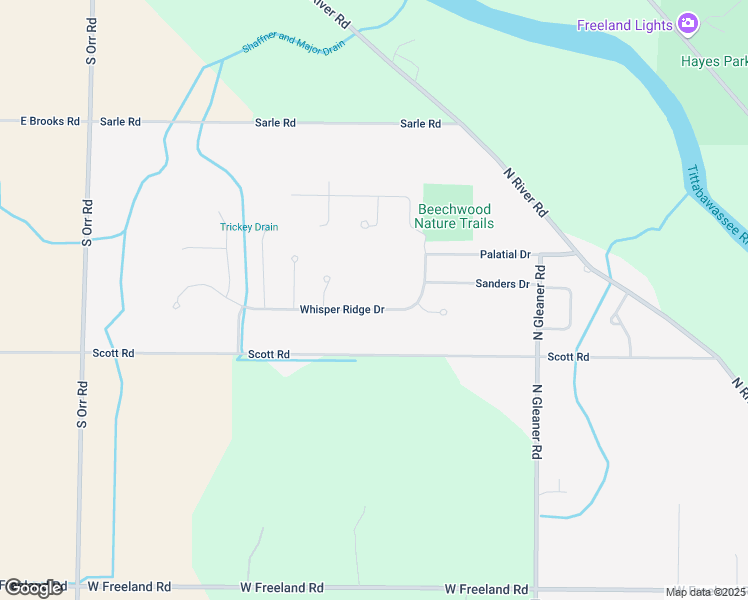 map of restaurants, bars, coffee shops, grocery stores, and more near 12384 Whisper Ridge Drive in Freeland