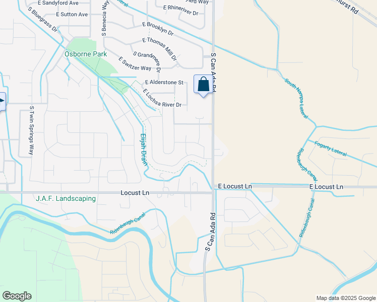 map of restaurants, bars, coffee shops, grocery stores, and more near 3613 South Big Lost Avenue in Nampa