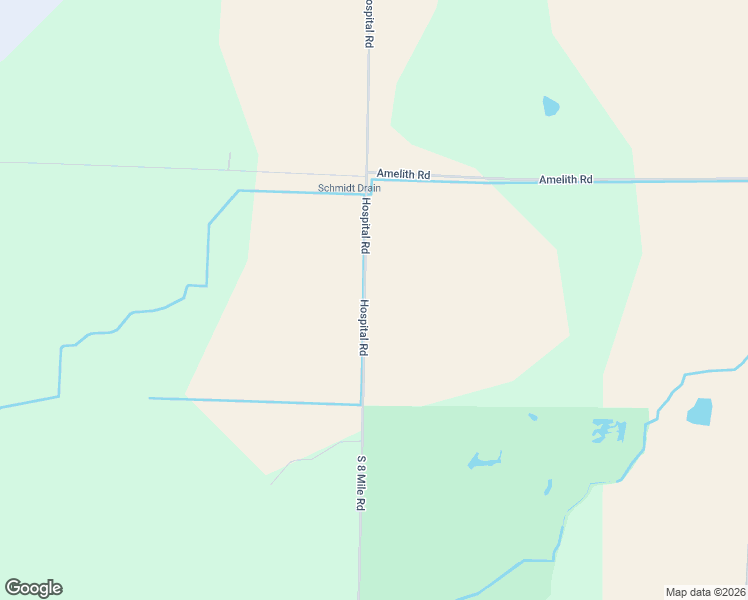 map of restaurants, bars, coffee shops, grocery stores, and more near 8739 Hospital Road in Freeland