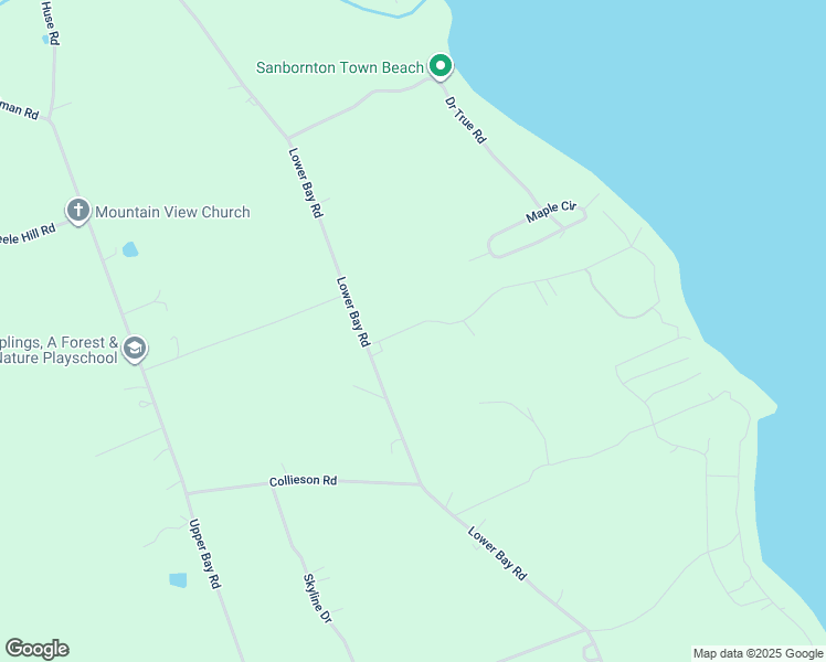 map of restaurants, bars, coffee shops, grocery stores, and more near 35 Gray Road in Sanbornton