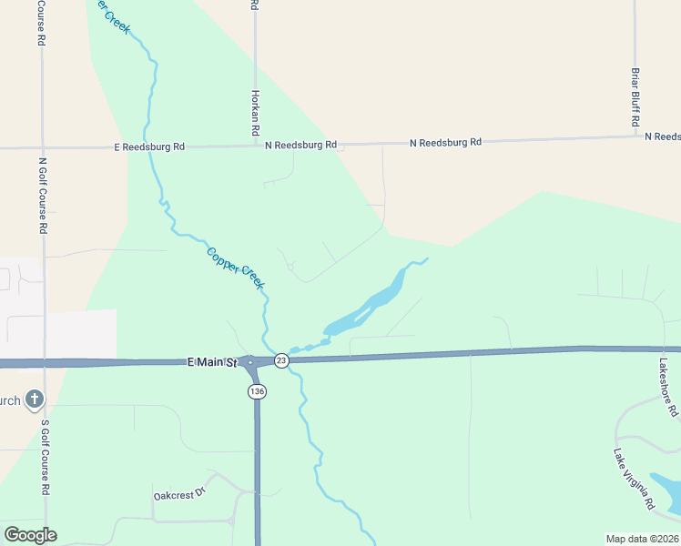 map of restaurants, bars, coffee shops, grocery stores, and more near S2944 Fairway Drive in Reedsburg