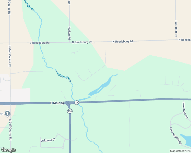 map of restaurants, bars, coffee shops, grocery stores, and more near S2944 Fairway Drive in Reedsburg