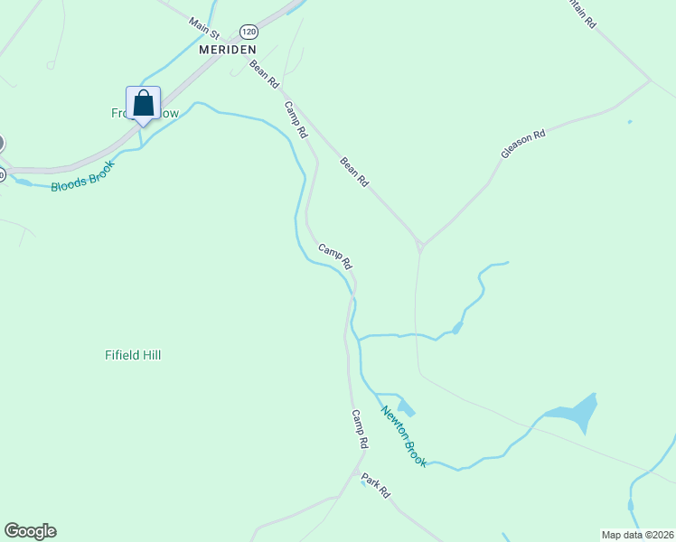 map of restaurants, bars, coffee shops, grocery stores, and more near Camp Road in Plainfield