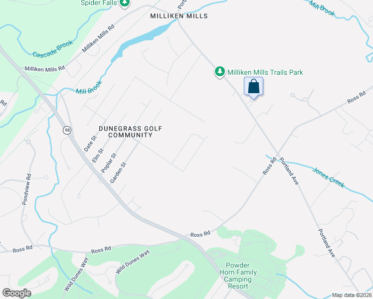 map of restaurants, bars, coffee shops, grocery stores, and more near 18 Kapok Street in Old Orchard Beach