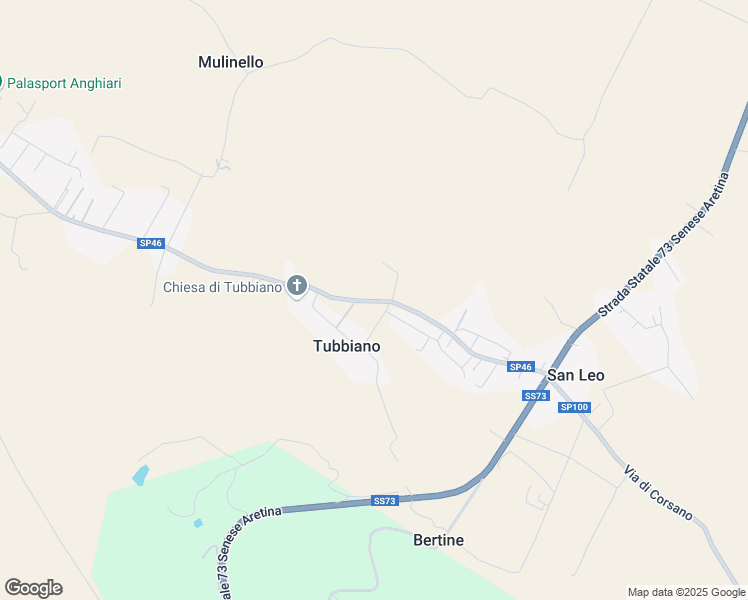 map of restaurants, bars, coffee shops, grocery stores, and more near 144 Via Leonardo da Vinci in Provincia di Arezzo