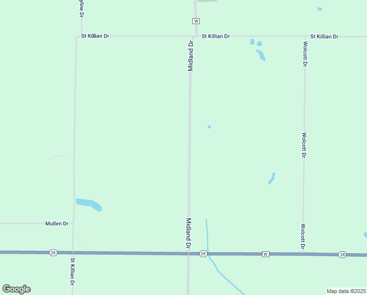 map of restaurants, bars, coffee shops, grocery stores, and more near 9499 Cty Tk West in Campbellsport