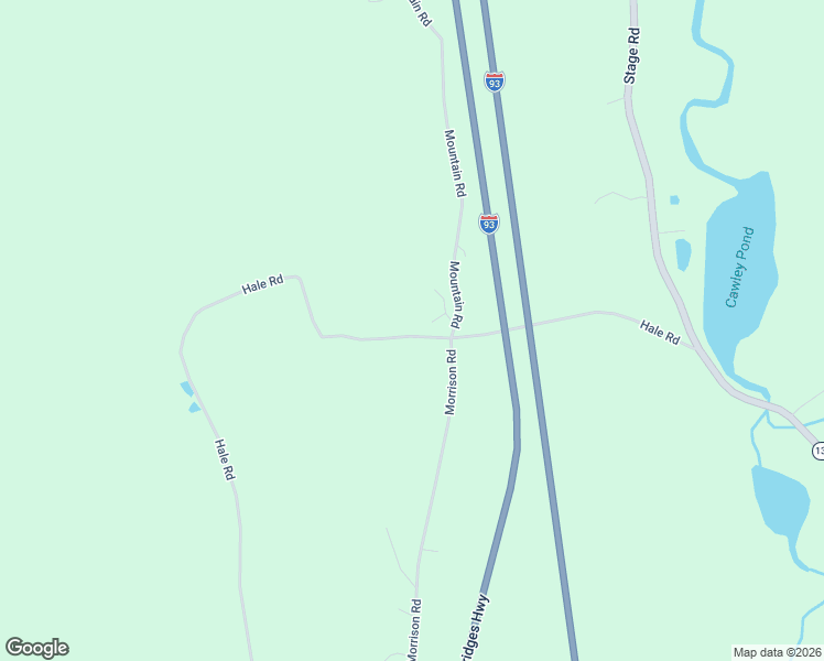 map of restaurants, bars, coffee shops, grocery stores, and more near 229 Hale Road in Sanbornton