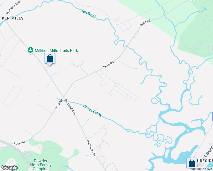 map of restaurants, bars, coffee shops, grocery stores, and more near 2 Hideaway Road in Old Orchard Beach