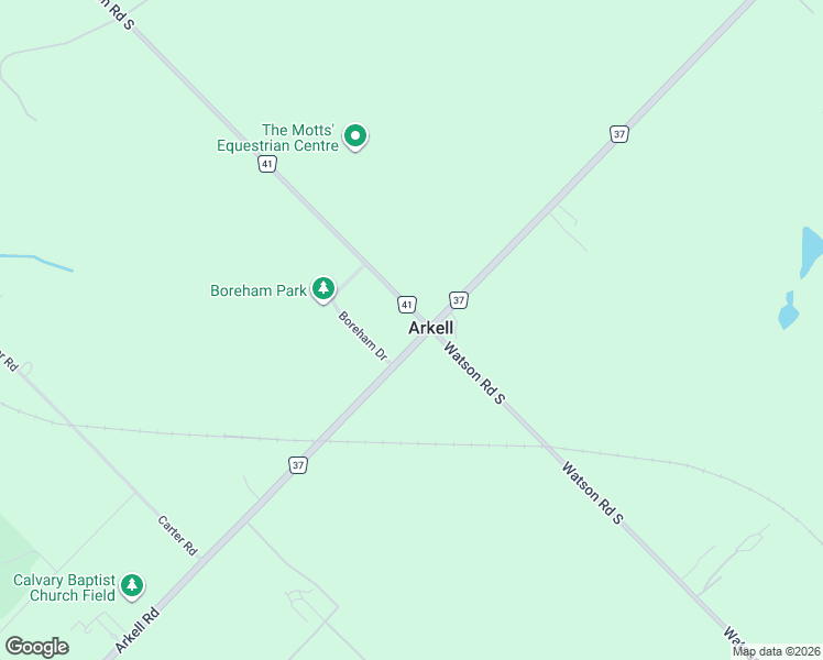 map of restaurants, bars, coffee shops, grocery stores, and more near 0821 Watson Road South in Wellington County