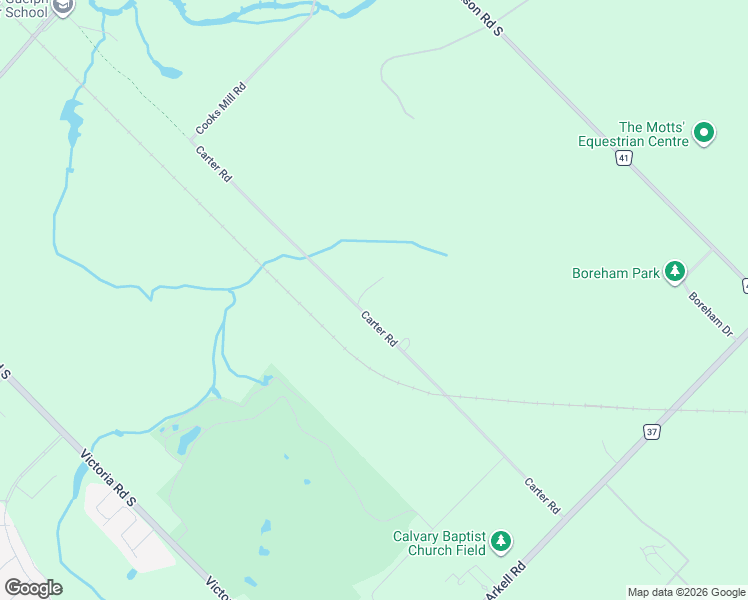 map of restaurants, bars, coffee shops, grocery stores, and more near 145 Carter Road in Puslinch