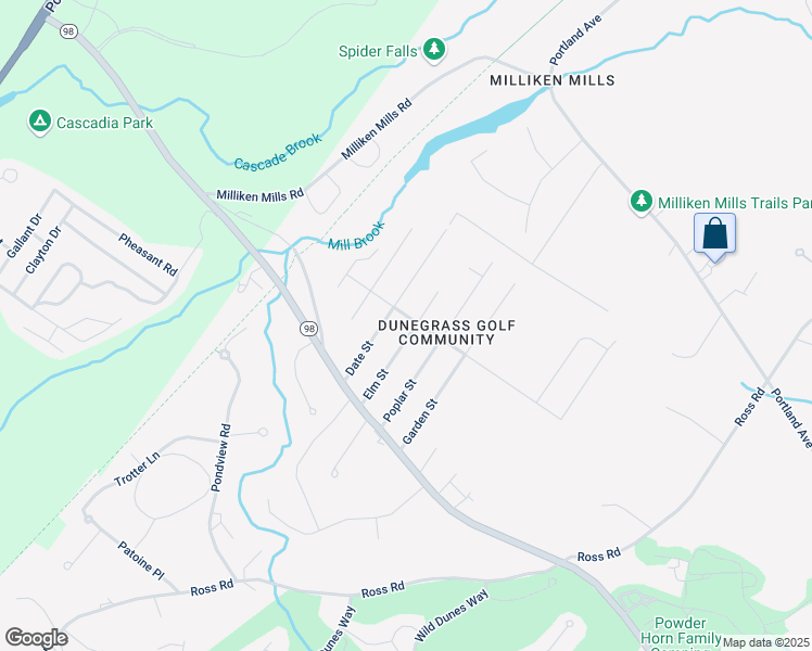 map of restaurants, bars, coffee shops, grocery stores, and more near 23 Elm Street in Old Orchard Beach