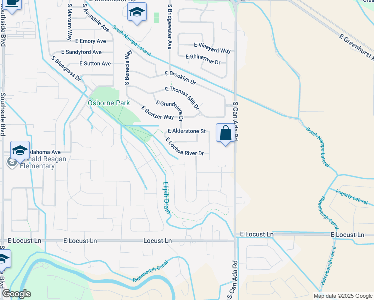 map of restaurants, bars, coffee shops, grocery stores, and more near 4388 East Lochsa River Drive in Nampa