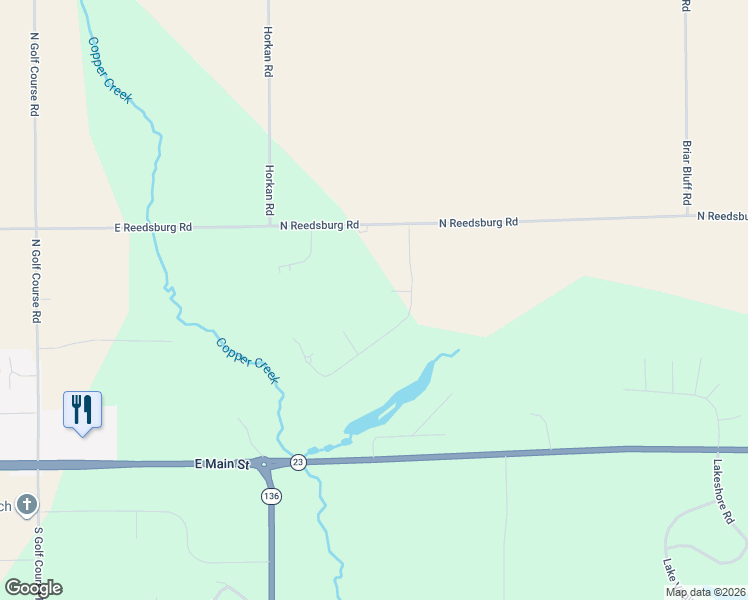 map of restaurants, bars, coffee shops, grocery stores, and more near S2931 Fairway Drive in Reedsburg