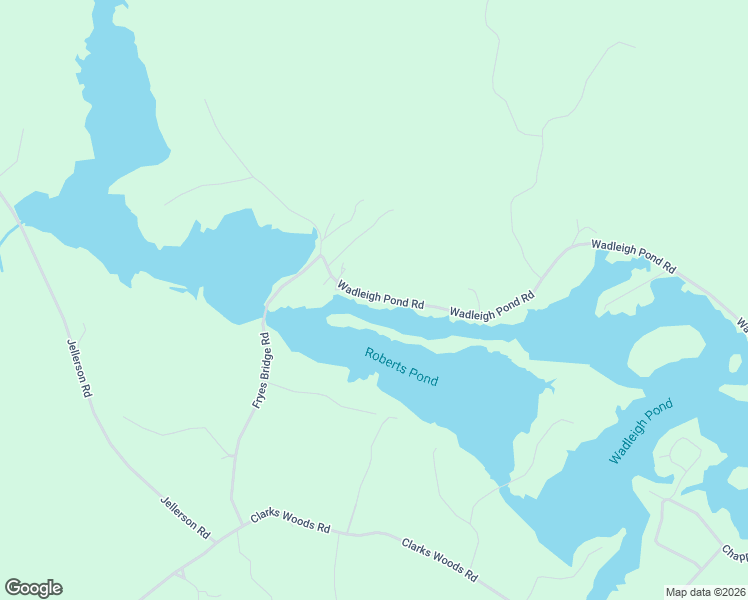 map of restaurants, bars, coffee shops, grocery stores, and more near 284 Wadleigh Pond Road in Lyman