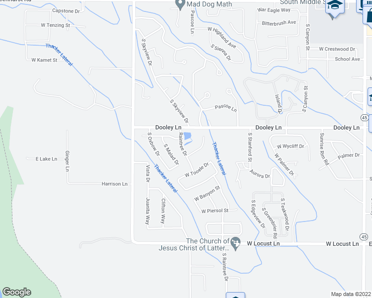 map of restaurants, bars, coffee shops, grocery stores, and more near 3218 Raintree Drive in Nampa
