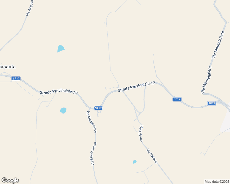 map of restaurants, bars, coffee shops, grocery stores, and more near 58 Strada Provinciale 17 in Provincia di Ancona