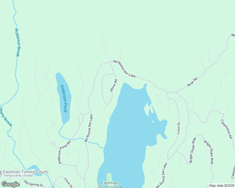 map of restaurants, bars, coffee shops, grocery stores, and more near 25 Shore Road in Grantham