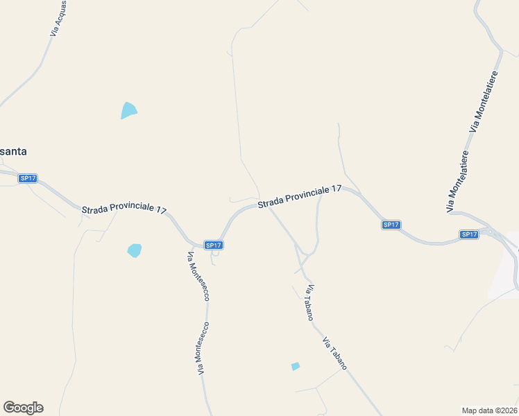 map of restaurants, bars, coffee shops, grocery stores, and more near 58 SP17 in Provincia di Ancona