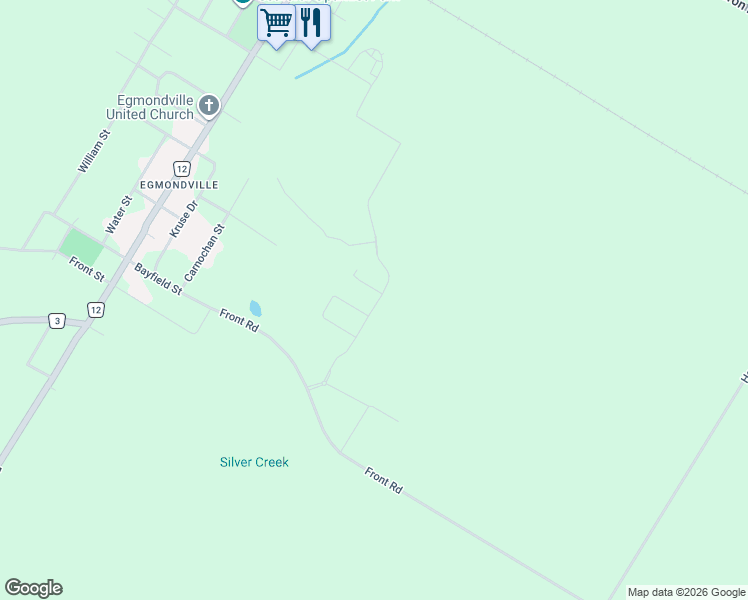 map of restaurants, bars, coffee shops, grocery stores, and more near 16 Macpherson Avenue in Huron East