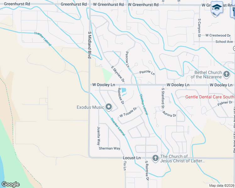 map of restaurants, bars, coffee shops, grocery stores, and more near 838 Dooley Lane in Nampa