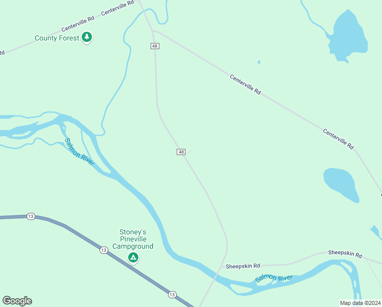 map of restaurants, bars, coffee shops, grocery stores, and more near 614 County Route 48 in Altmar