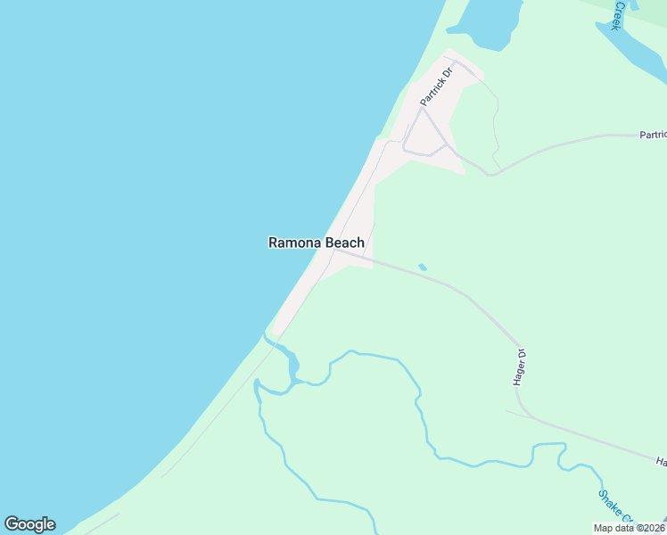 map of restaurants, bars, coffee shops, grocery stores, and more near 7 S Ramona Beach Rd in Pulaski