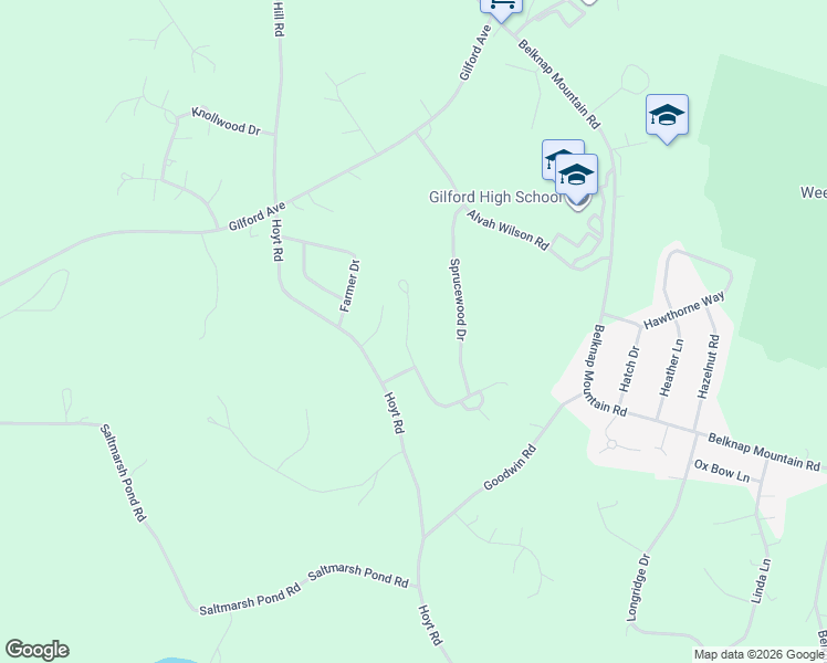 28 Timber Lane, Gilford NH Walk Score