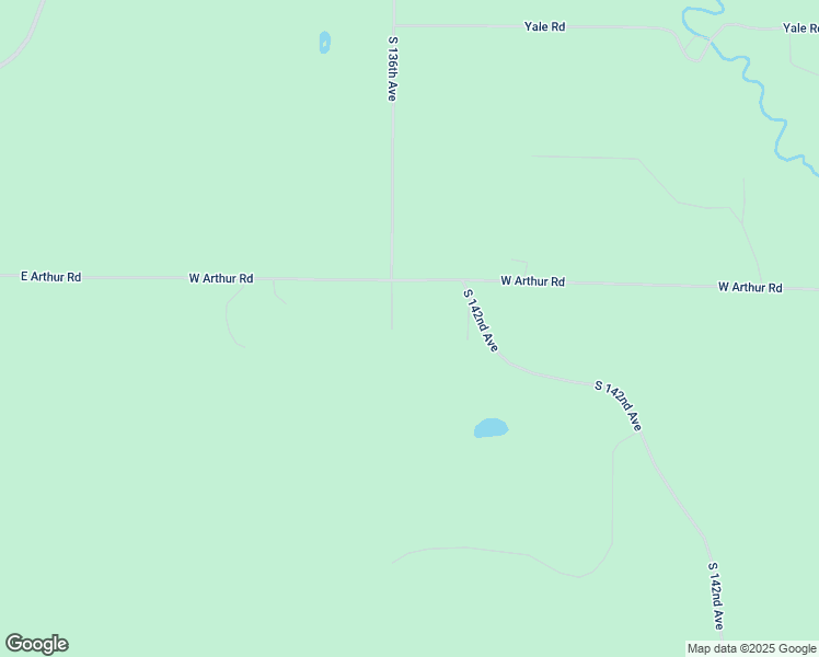 map of restaurants, bars, coffee shops, grocery stores, and more near 2411 East Arthur Road in Rothbury