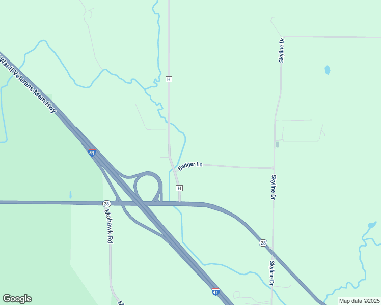 map of restaurants, bars, coffee shops, grocery stores, and more near 7250 Badger Lane in Allenton