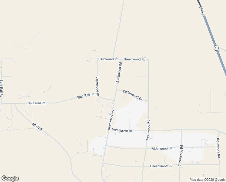 map of restaurants, bars, coffee shops, grocery stores, and more near 145230 Birchwood Road in La Pine