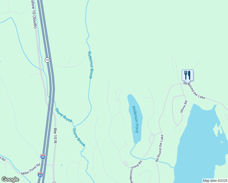 map of restaurants, bars, coffee shops, grocery stores, and more near 53 High Pond Road in Grantham