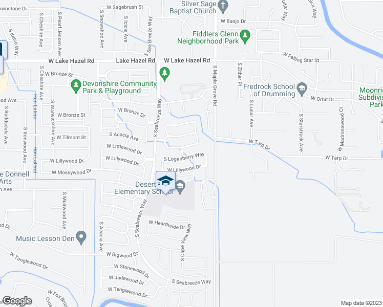 map of restaurants, bars, coffee shops, grocery stores, and more near 9162 West Littlewood Drive in Boise