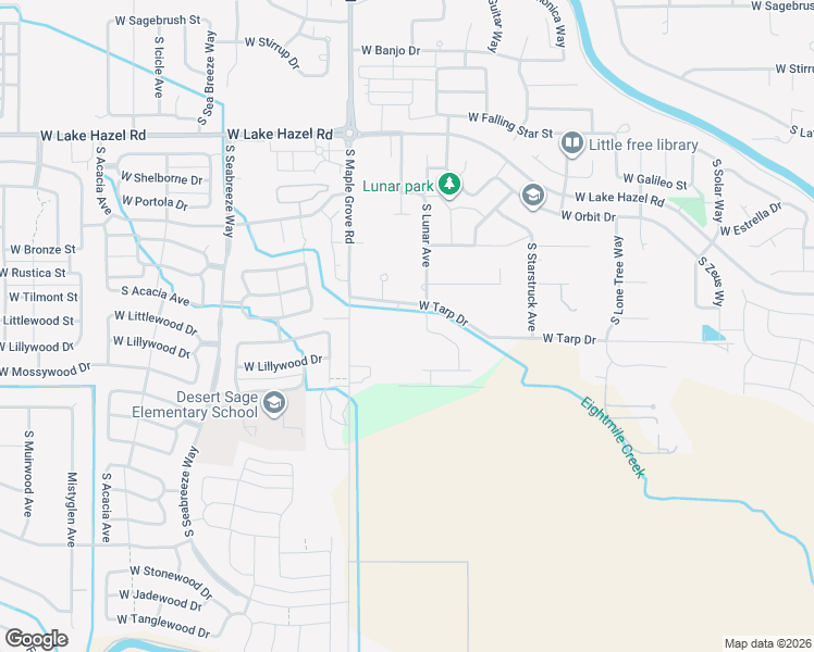 map of restaurants, bars, coffee shops, grocery stores, and more near 8855 West Tarp Lane in Boise