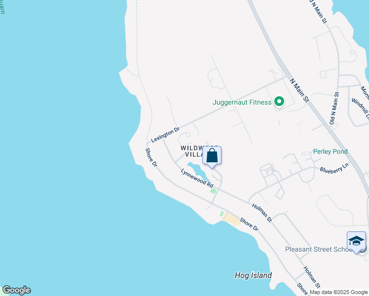 map of restaurants, bars, coffee shops, grocery stores, and more near 4 Tanglewood Lane in Laconia