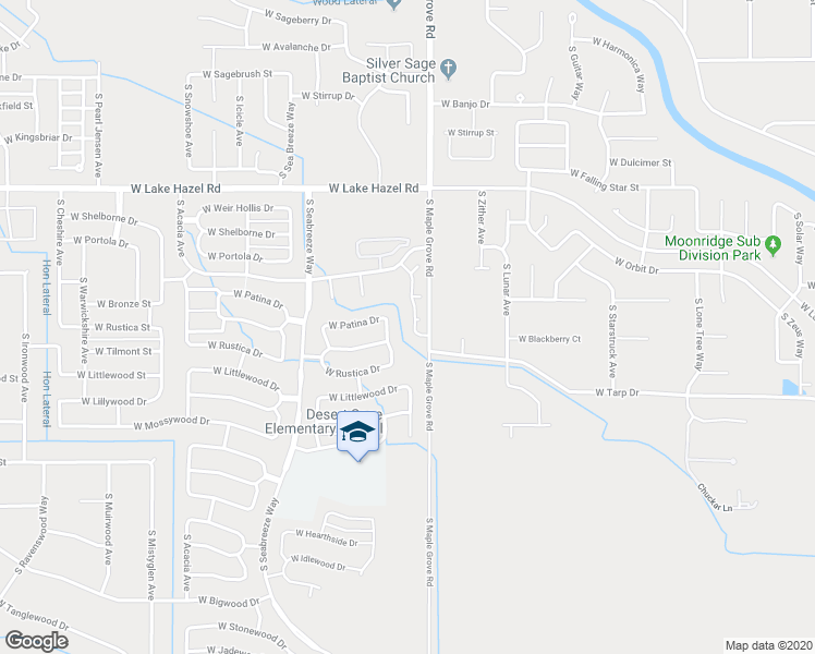 map of restaurants, bars, coffee shops, grocery stores, and more near 9195 West Brogan Drive in Boise