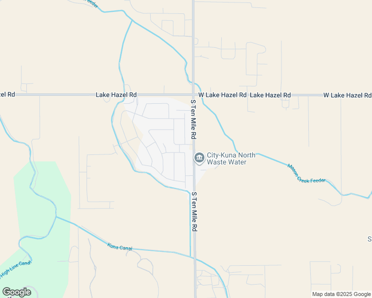 map of restaurants, bars, coffee shops, grocery stores, and more near 6737 South Donaway Avenue in Meridian