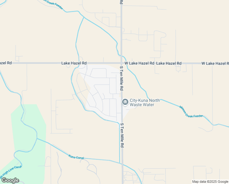 map of restaurants, bars, coffee shops, grocery stores, and more near 6737 South Donaway Avenue in Meridian